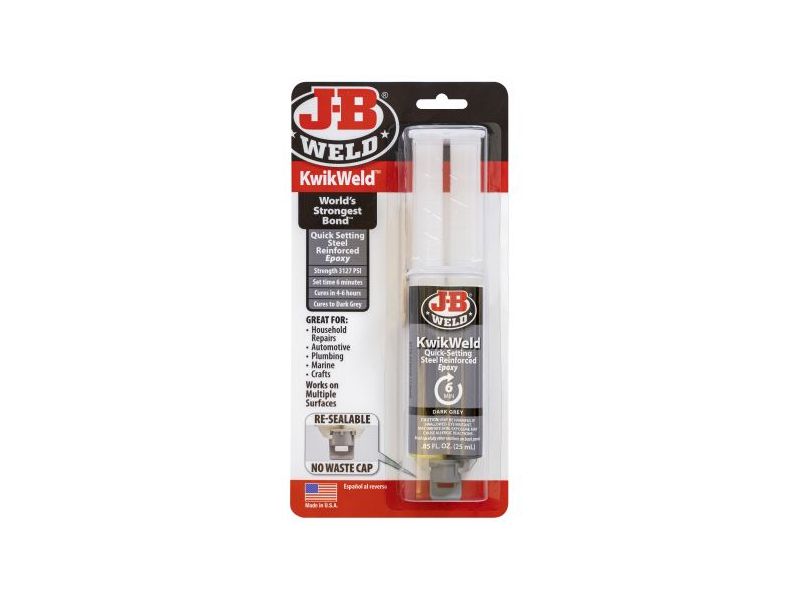 J-B Weld Kwik Weld Steel Epoxy 25 ml.